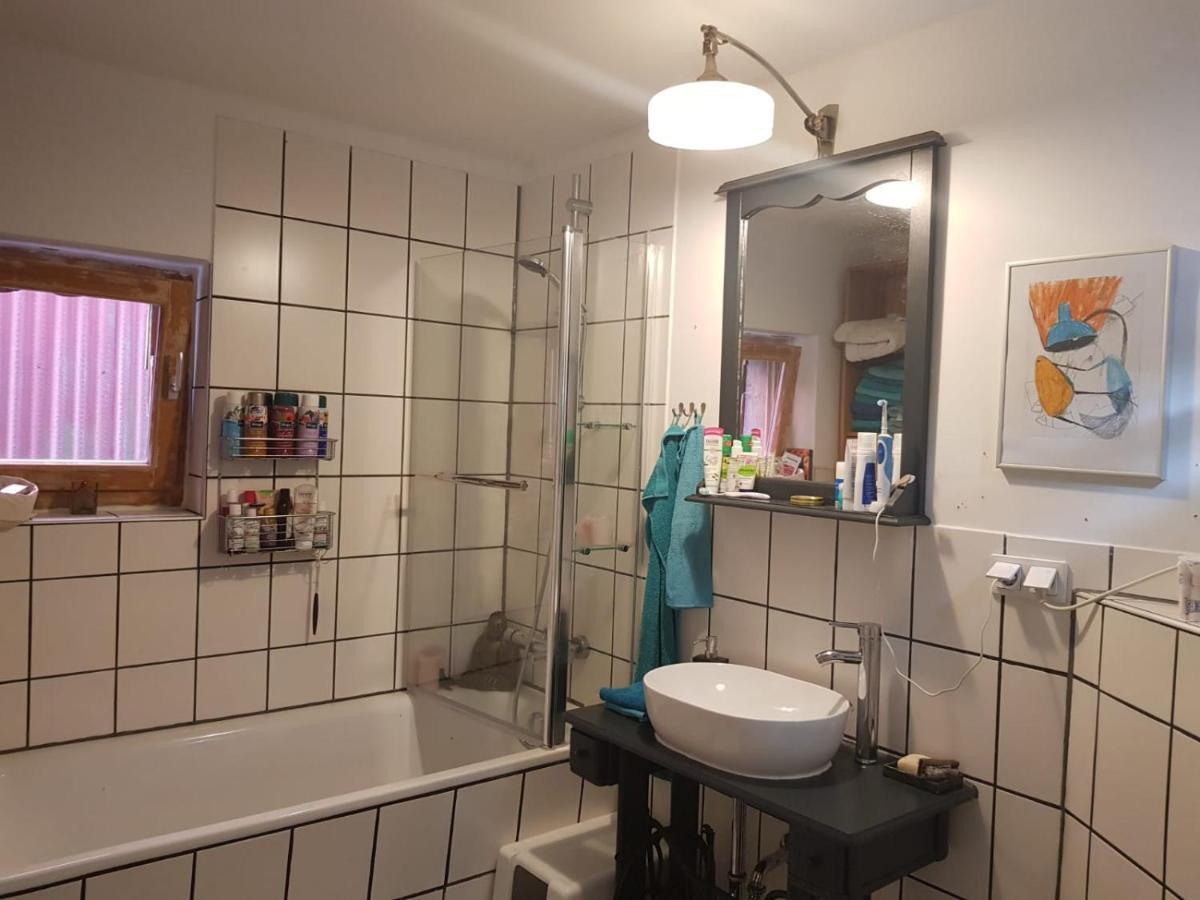 Aeltestes Haus In Quentel - Ferienwohnung 2 Mit Dachterrasse Lichtenau المظهر الخارجي الصورة