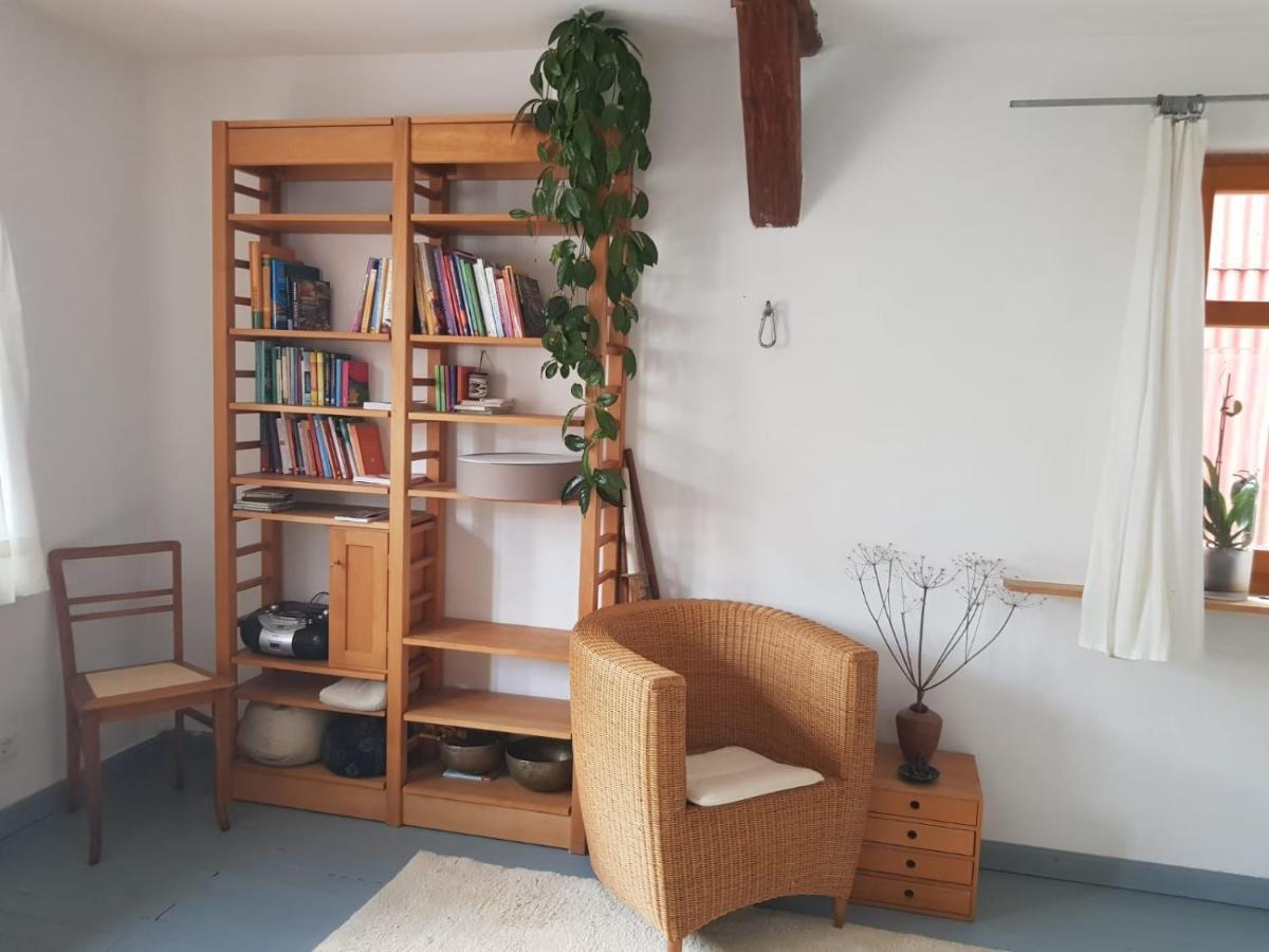 Aeltestes Haus In Quentel - Ferienwohnung 2 Mit Dachterrasse Lichtenau المظهر الخارجي الصورة